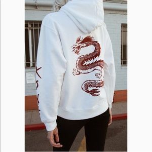 Brandy Melville Christy Hong Kong Dragon Hoodie